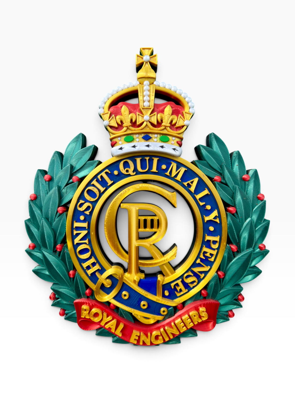 Royal Engineers King's Crown Cap Badge - Precision Military Emblems 