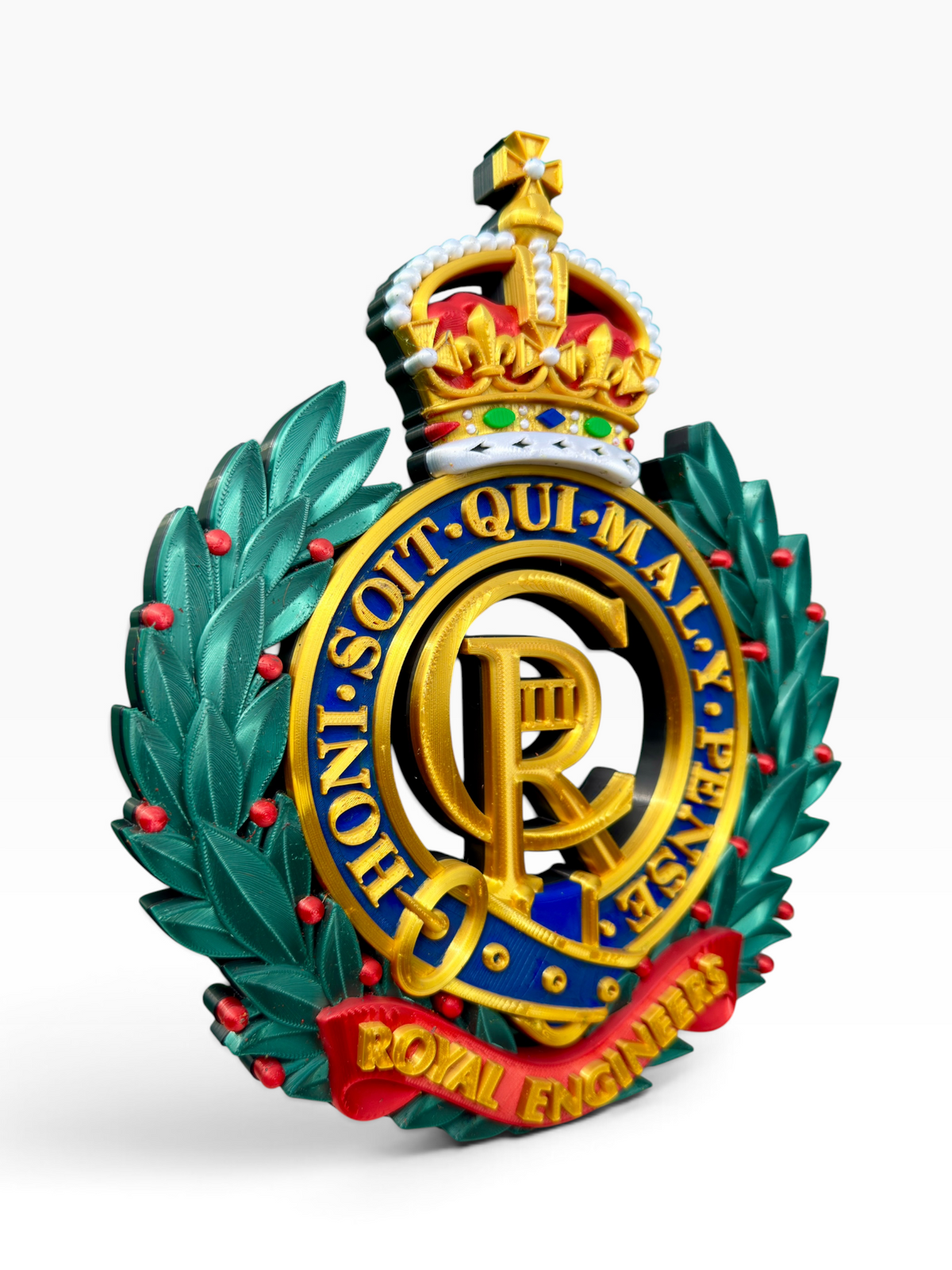 Royal Engineers King's Crown Cap Badge - Precision Military Emblems 