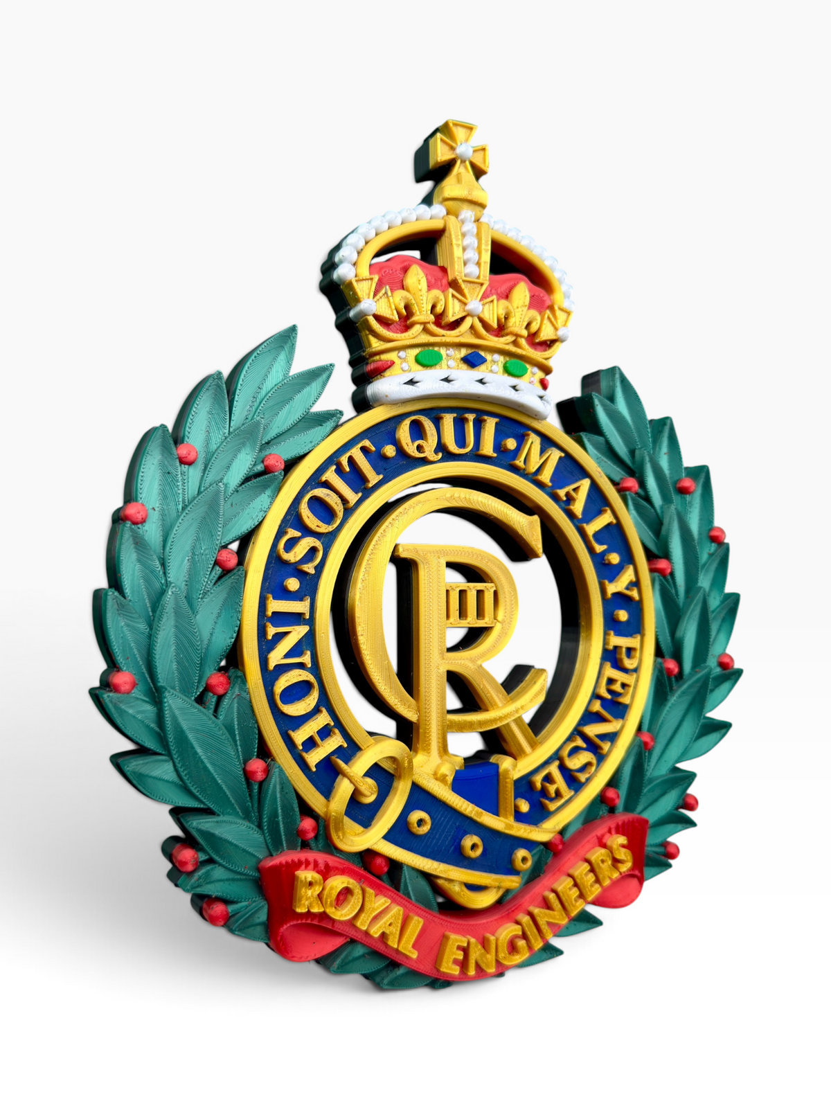 Royal Engineers King's Crown Cap Badge - Precision Military Emblems 
