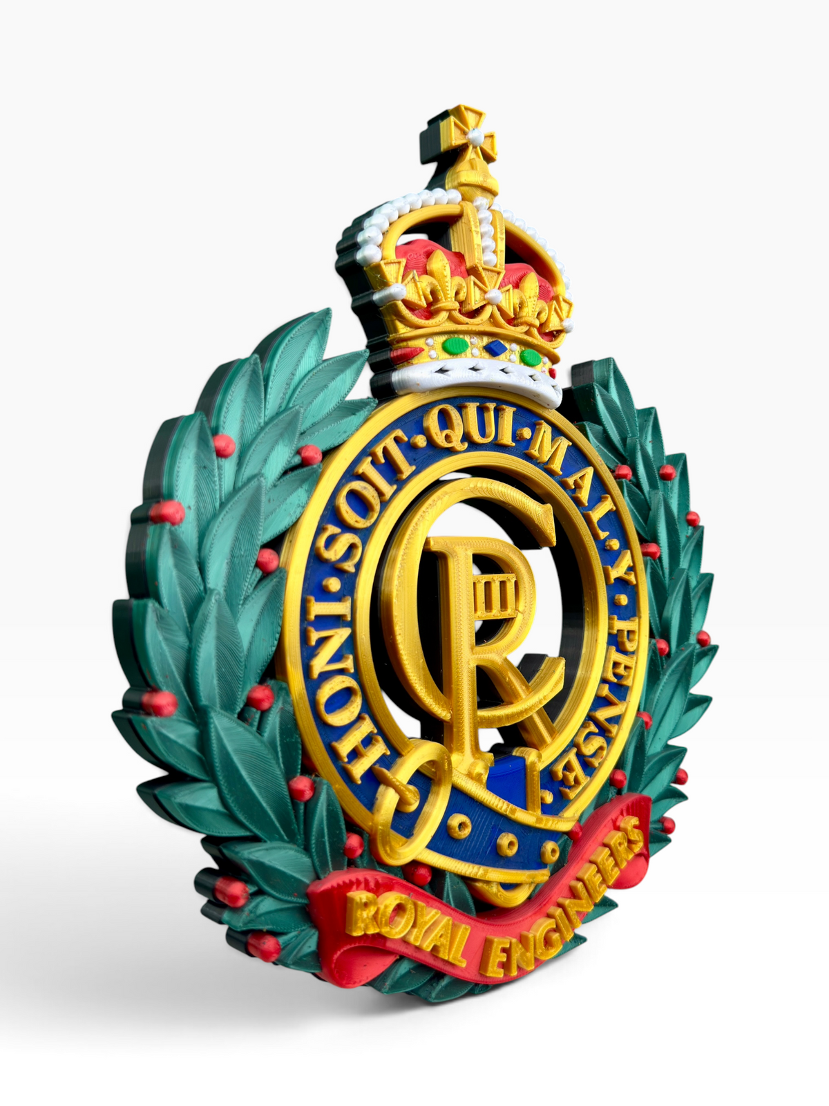 Royal Engineers King's Crown Cap Badge - Precision Military Emblems 