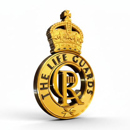 The Life Guards Cap Badge Kings Crown