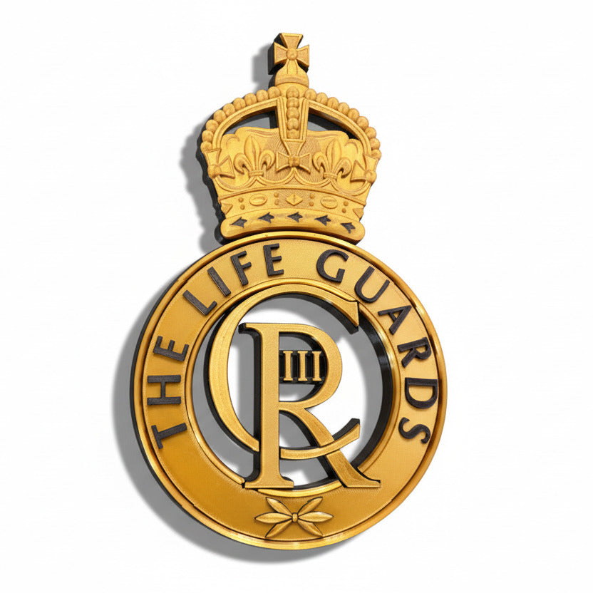 The Life Guards Cap Badge Kings Crown