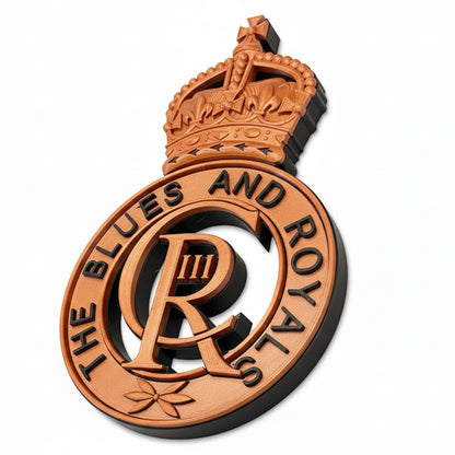 Blues and Royals Kings Crown Cap Badge