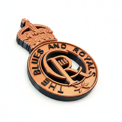 Blues and Royals Kings Crown Cap Badge