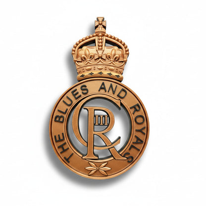 Blues and Royals Kings Crown Cap Badge