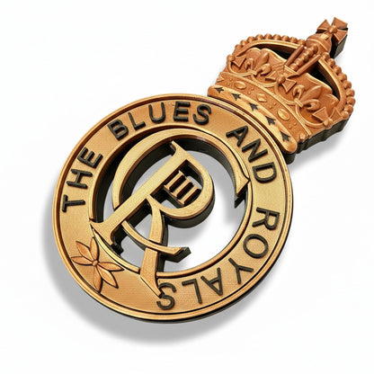 Blues and Royals Kings Crown Cap Badge