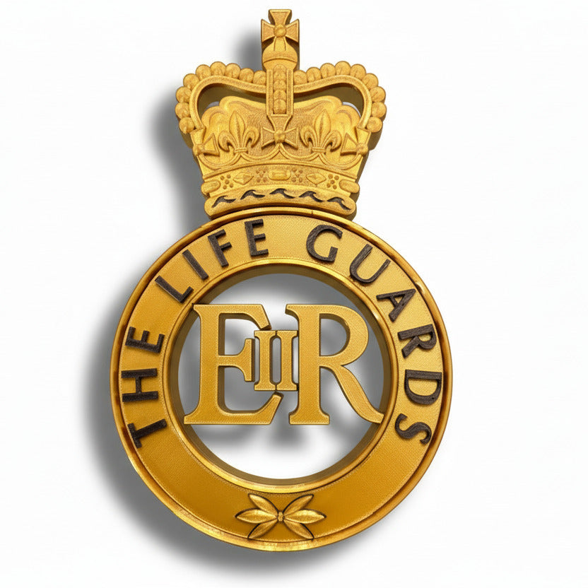 The Life Guards Cap Badge Queens Crown