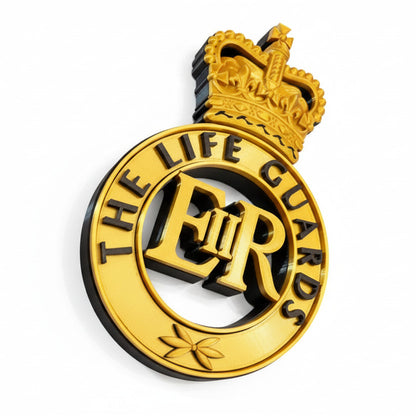 The Life Guards Cap Badge Queens Crown