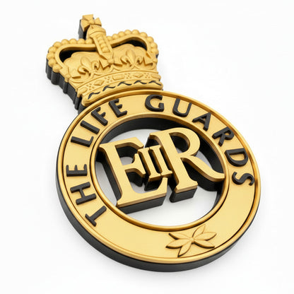 The Life Guards Cap Badge Queens Crown