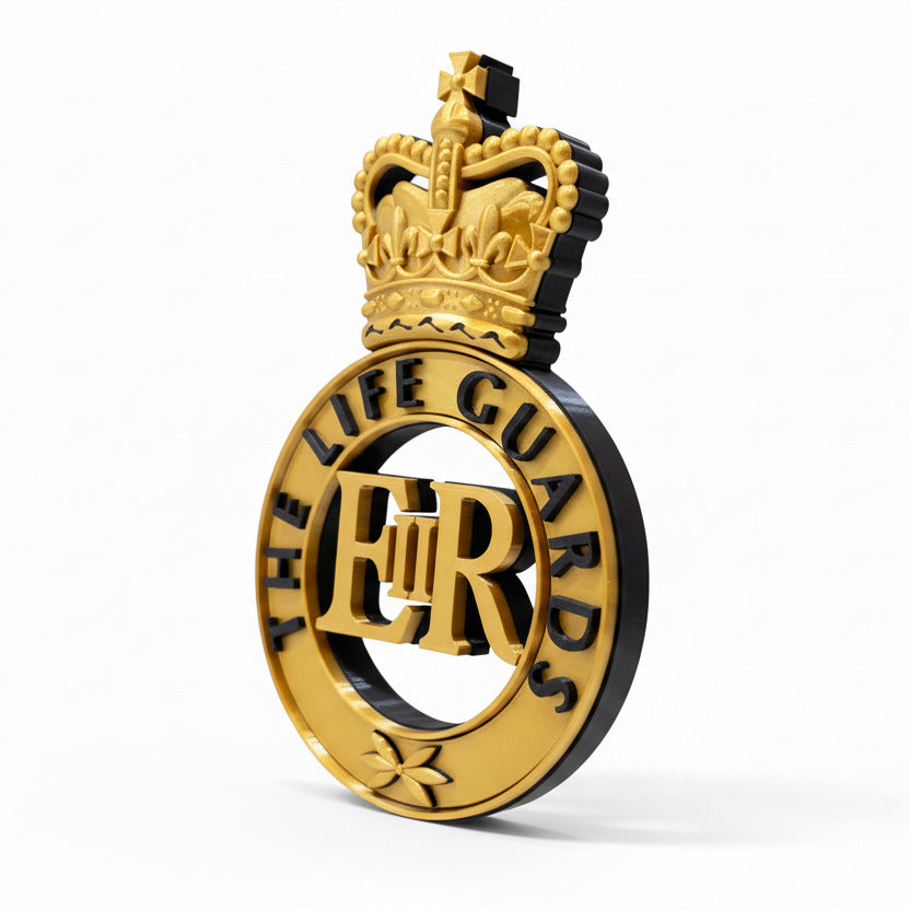 The Life Guards Cap Badge Queens Crown