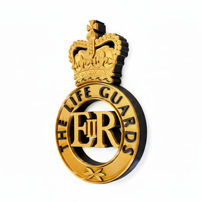 The Life Guards Cap Badge Queens Crown