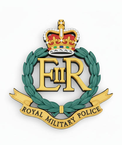 Royal Military Police Cap Badge Queens Crown