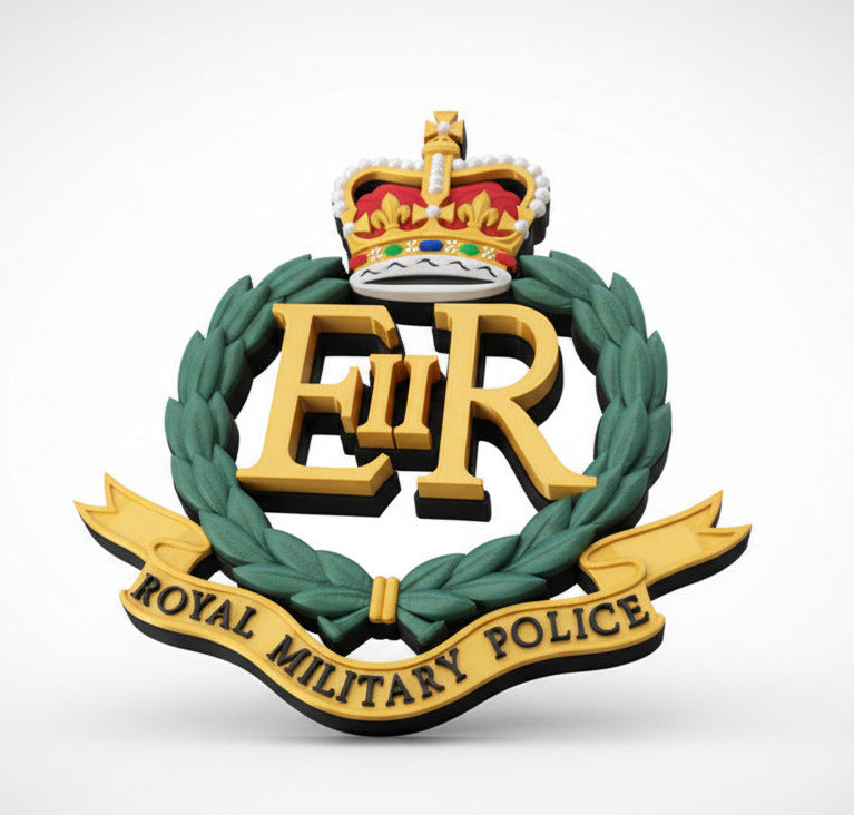 Royal Military Police Cap Badge Queens Crown