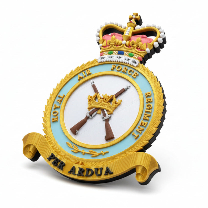 Roya Air Force Regimental Crest Queens Crown