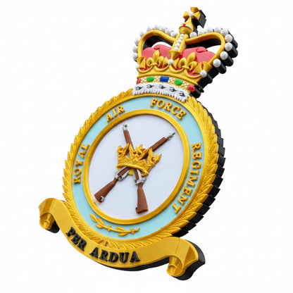 Roya Air Force Regimental Crest Queens Crown