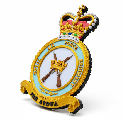 Roya Air Force Regimental Crest Queens Crown