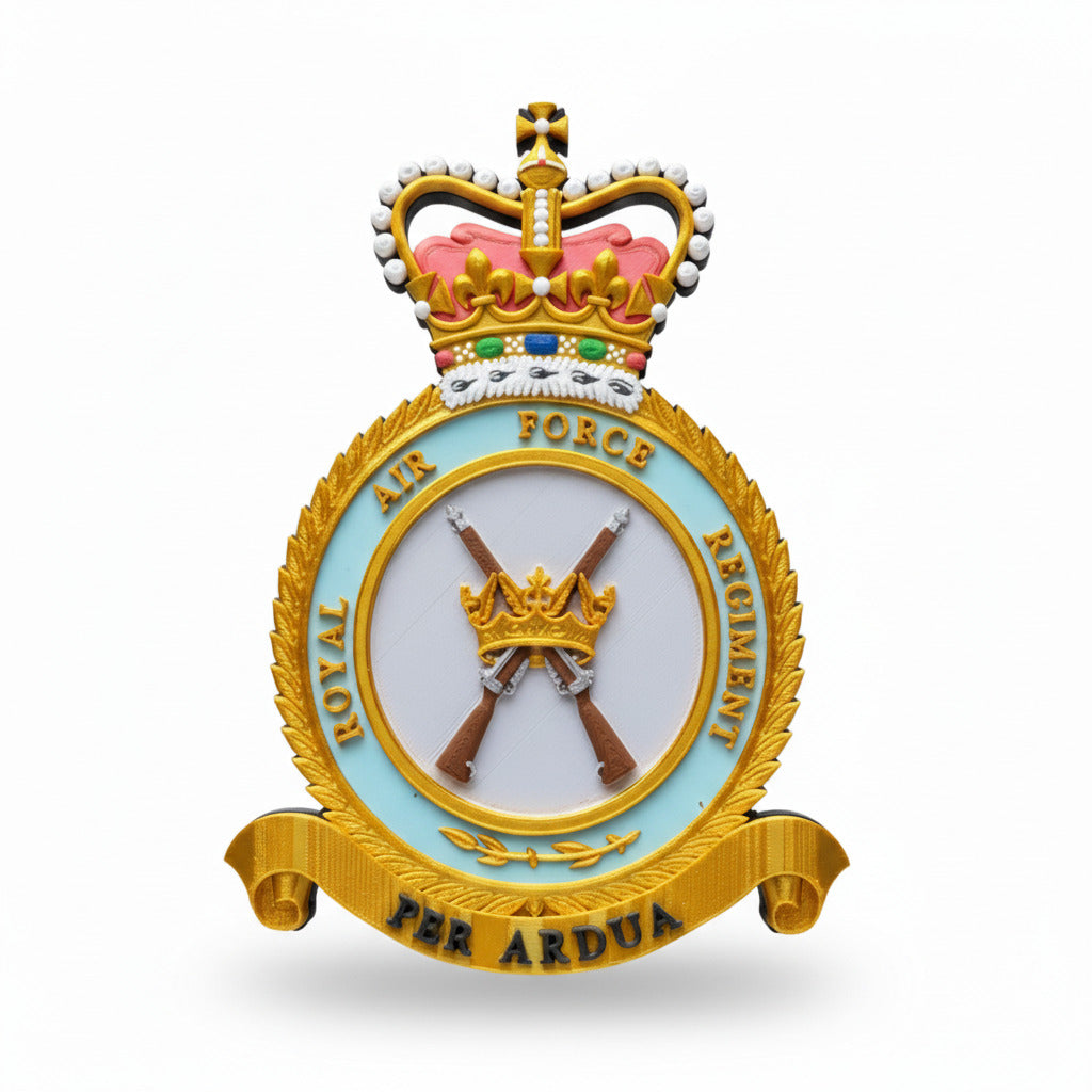 Roya Air Force Regimental Crest Queens Crown