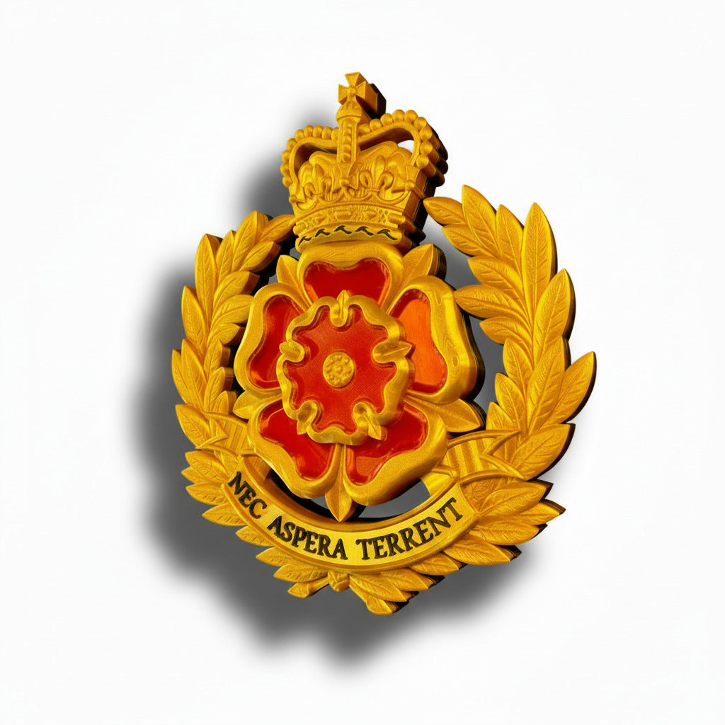 Duke Of Lancaster's Regiment Queens Crown Cap Badge