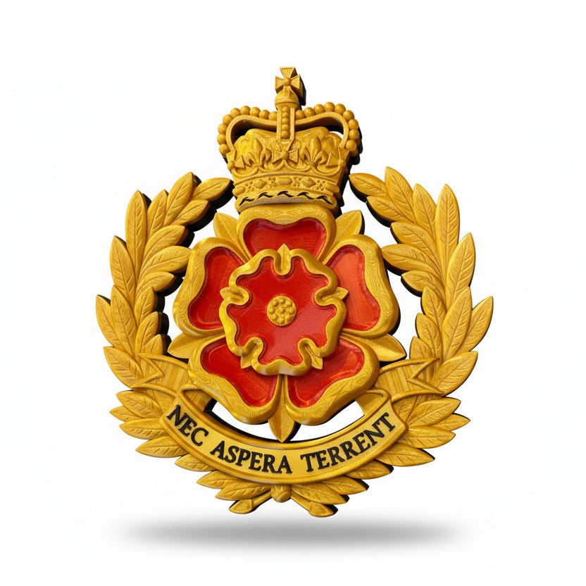 Duke Of Lancaster's Regiment Queens Crown Cap Badge