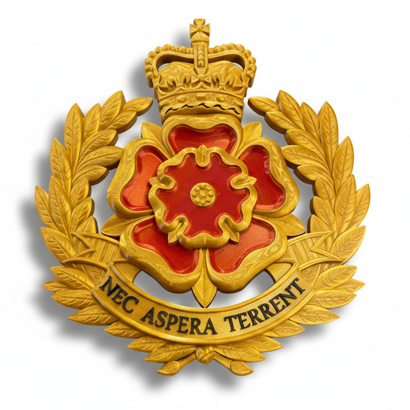 Duke Of Lancaster's Regiment Queens Crown Cap Badge