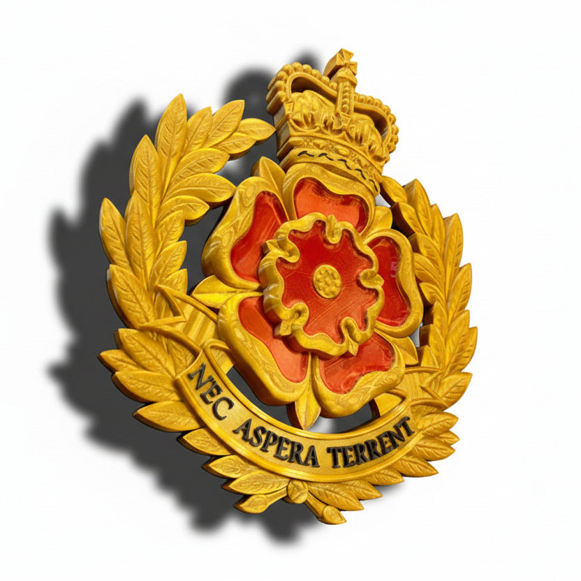 Duke Of Lancaster's Regiment Queens Crown Cap Badge