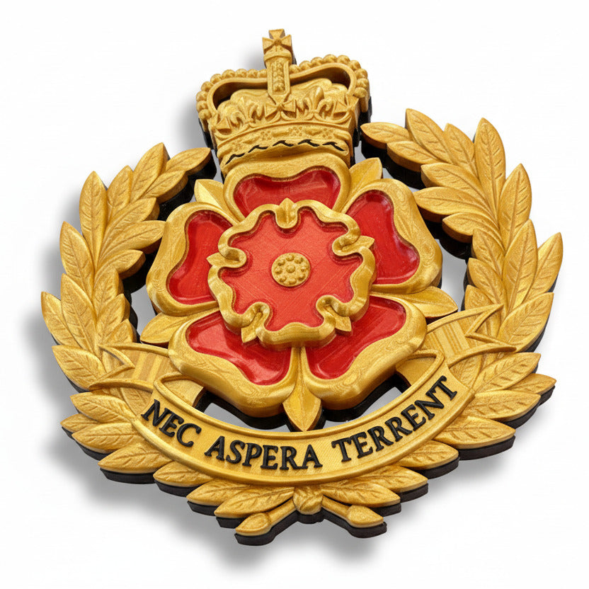 Duke Of Lancaster's Regiment Queens Crown Cap Badge