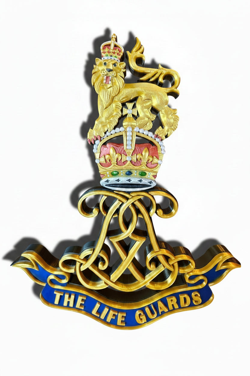 The Life Guards Cypher 3D Printed King's Crown - Precision Military Emblems