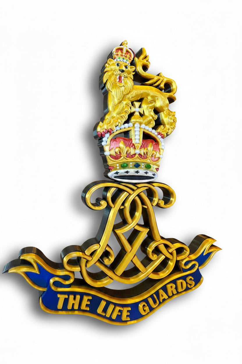 The Life Guards Cypher 3D Printed King's Crown - Precision Military Emblems