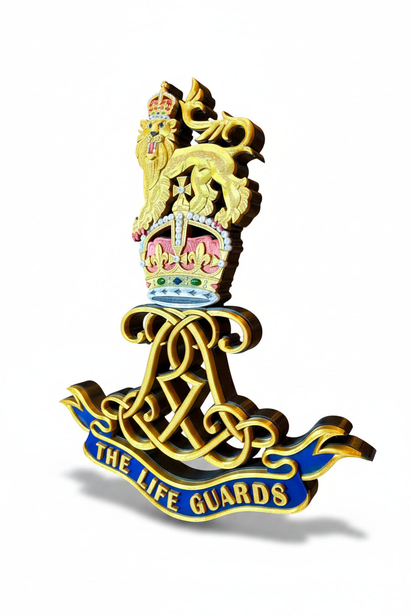 The Life Guards Cypher 3D Printed King's Crown - Precision Military Emblems