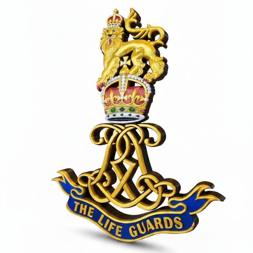 The Life Guards Cypher 3D Printed King's Crown - Precision Military Emblems