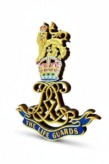 The Life Guards Cypher 3D Printed King's Crown - Precision Military Emblems