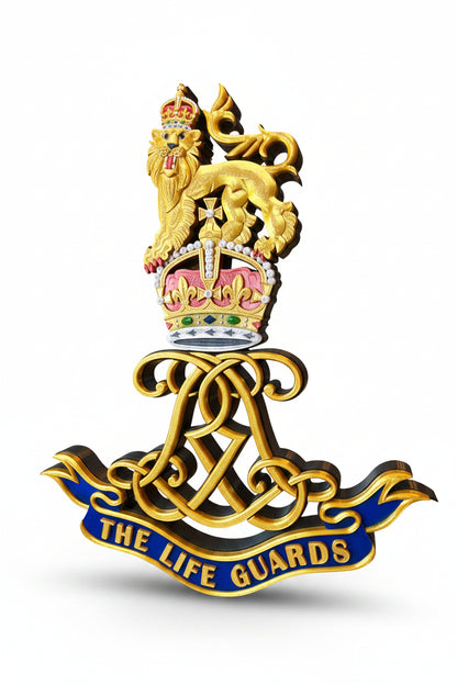 The Life Guards Cypher 3D Printed King's Crown - Precision Military Emblems