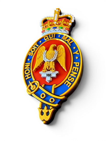 Blues and Royals Cypher 3D Printed Queen's Crown - Precision Military Emblems