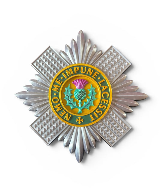 Scots Guards 3D Printed Cap Badge - Precision Military Emblems