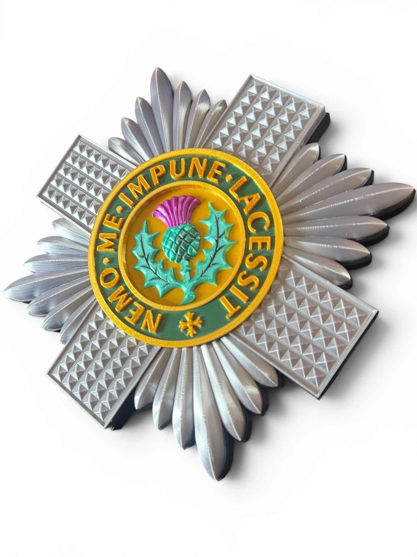 Scots Guards 3D Printed Cap Badge - Precision Military Emblems