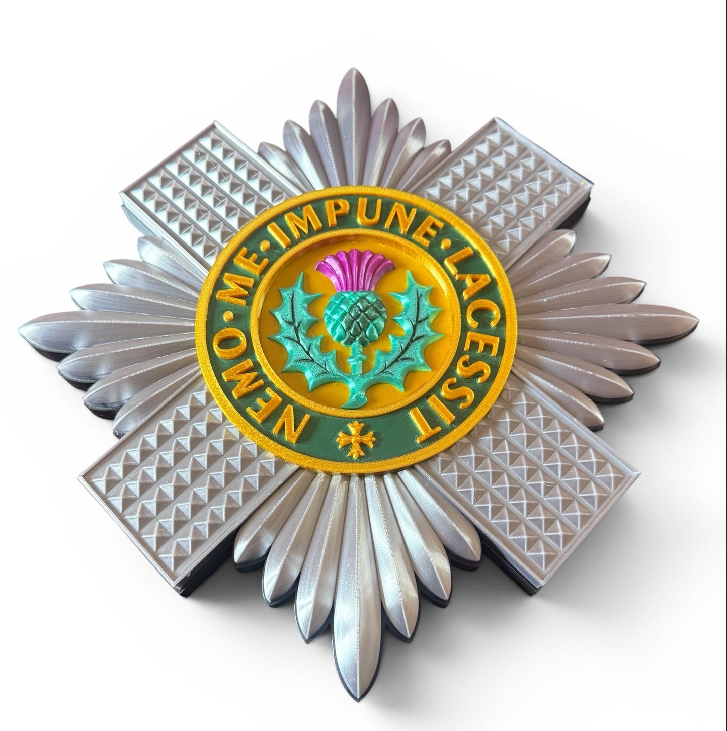 Scots Guards 3D Printed Cap Badge - Precision Military Emblems