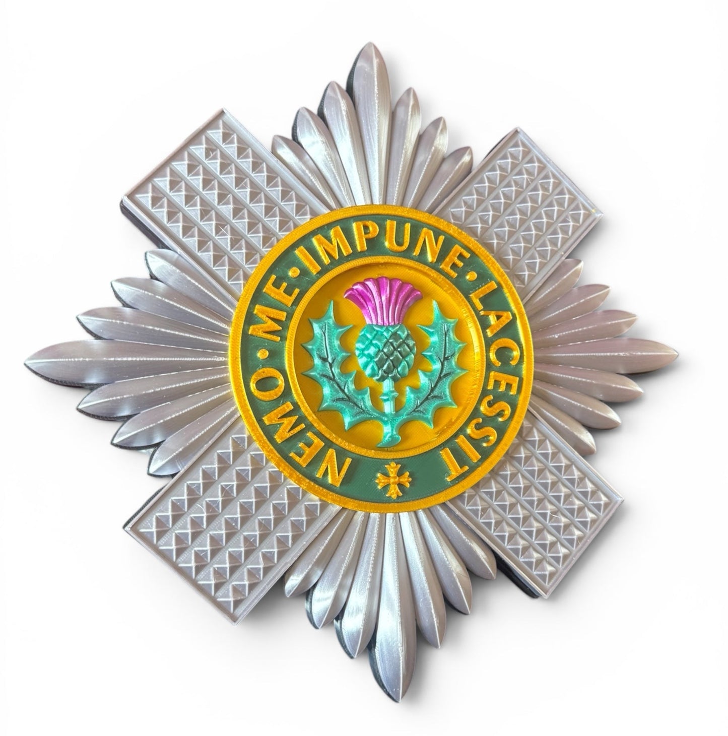 Scots Guards 3D Printed Cap Badge - Precision Military Emblems