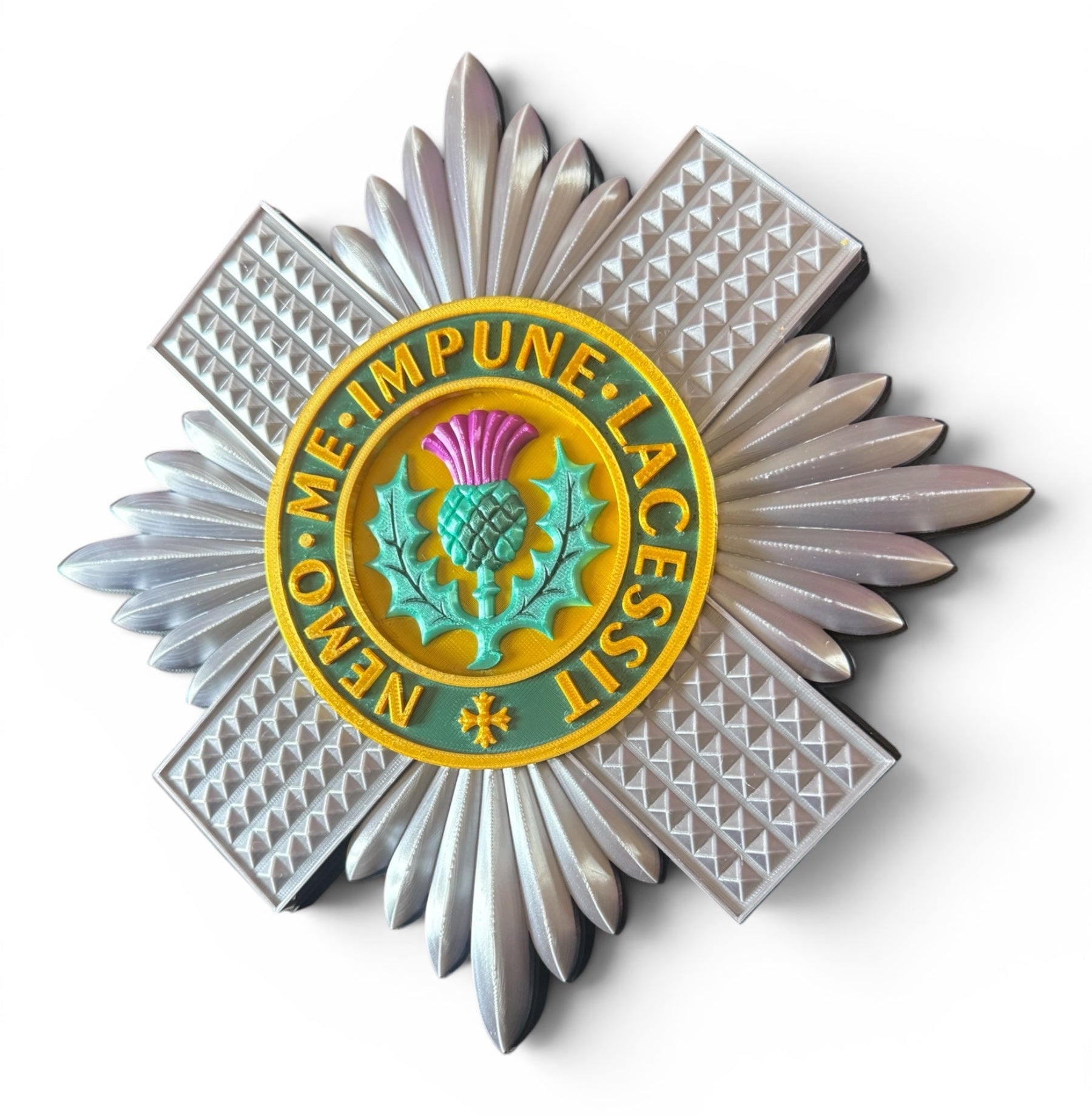 Scots Guards 3D Printed Cap Badge - Precision Military Emblems