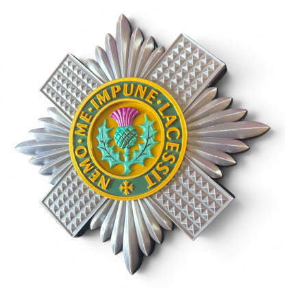 Scots Guards 3D Printed Cap Badge - Precision Military Emblems