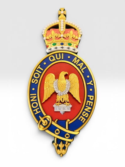 Blues and Royals Cypher 3D Printed King's Crown - Precision Military Emblems