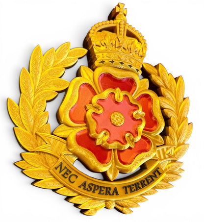 Duke Of Lancaster's Regiment 3D Printed Cap Badge King's Crown - Precision Military Emblems