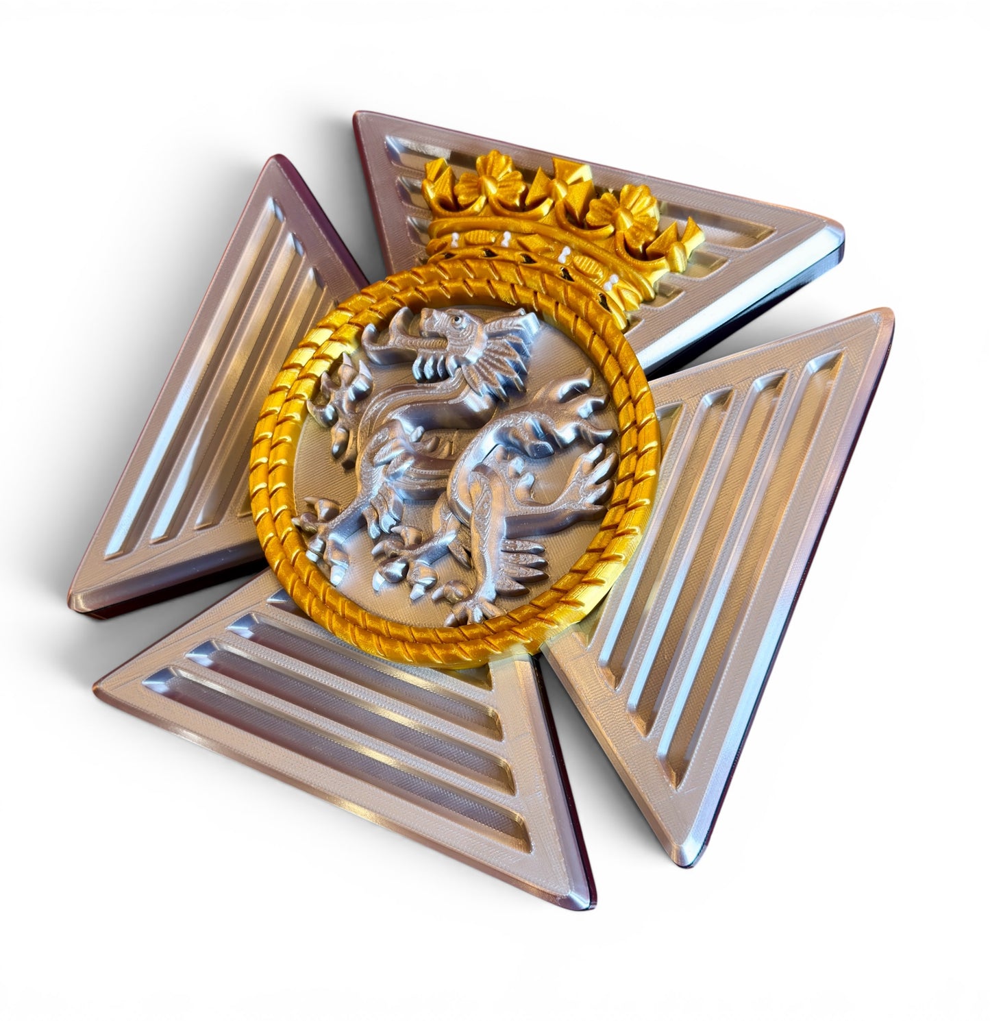 Duke of Edinburgh's Royal Regiment 3D Printed Cap Badge - Precision Military Emblems
