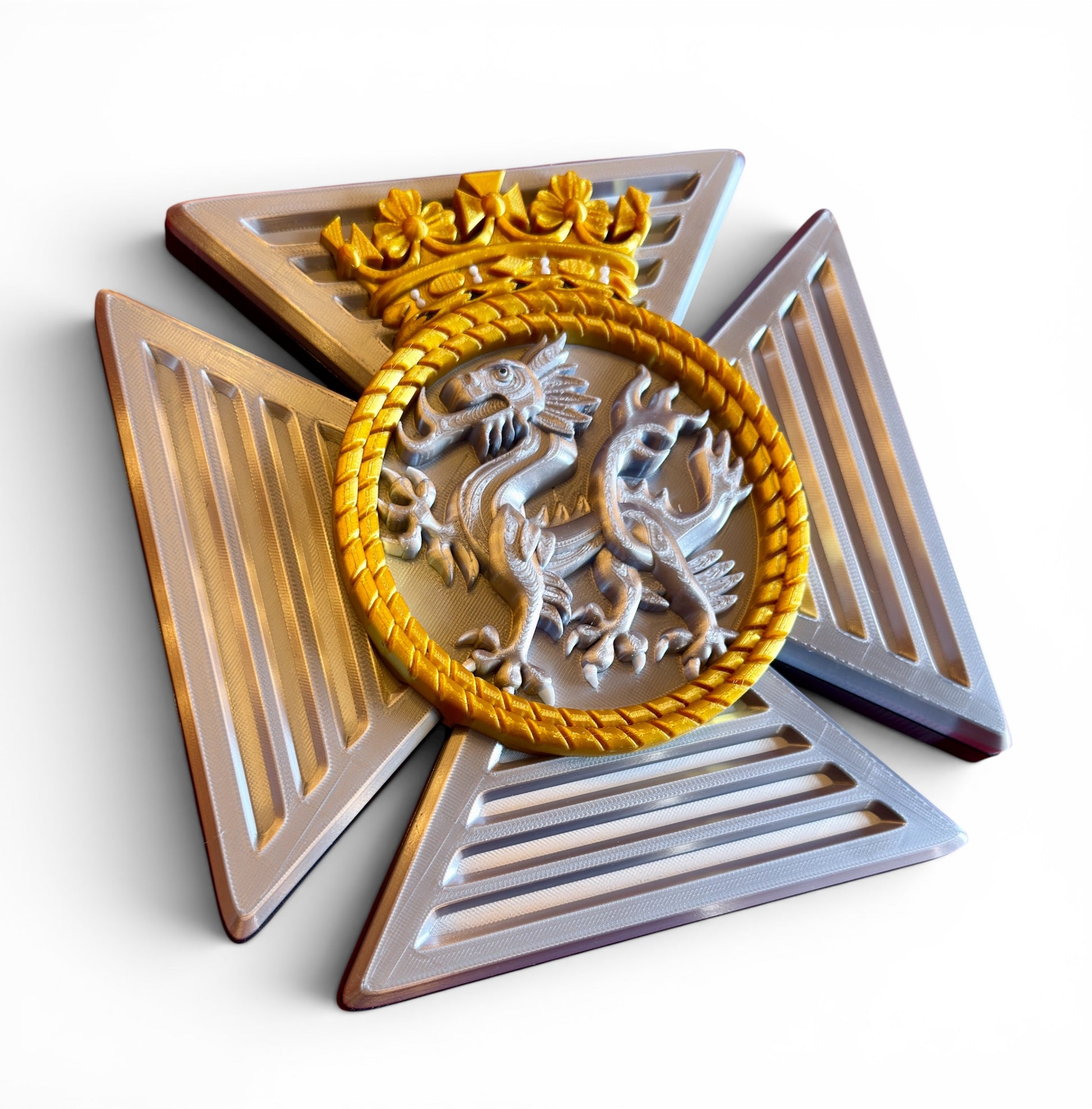 Duke of Edinburgh's Royal Regiment 3D Printed Cap Badge - Precision Military Emblems