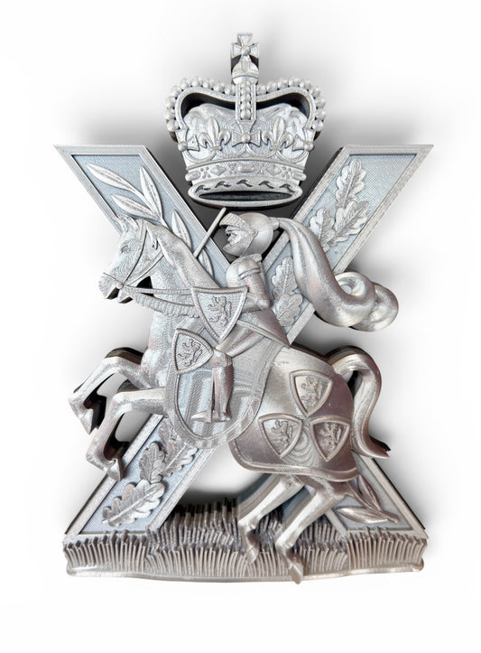 Fife and Forfar Yeomanry / Scottish Horse 3D Printed Cap Badge - Precision Military Emblems