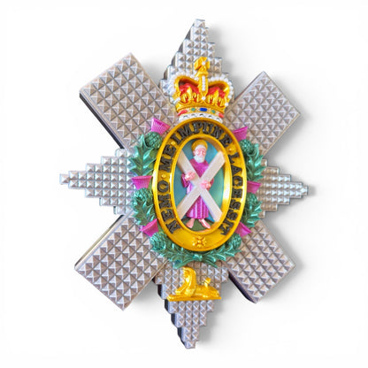 Black Watch 3D Printed Cap Badge - Precision Military Emblems