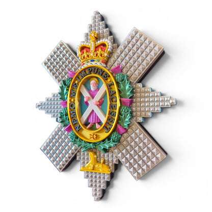 Black Watch 3D Printed Cap Badge - Precision Military Emblems
