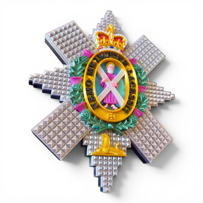 Black Watch 3D Printed Cap Badge - Precision Military Emblems