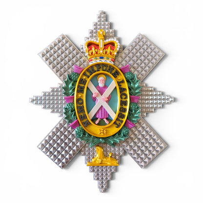 Black Watch 3D Printed Cap Badge - Precision Military Emblems