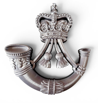 The Rifles 3D Printed Cap Badge (Queen's Crown) - Precision Military Emblems