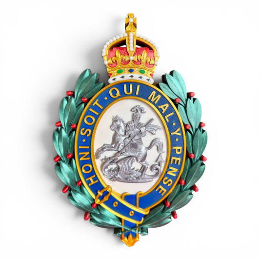 Royal Regiment of Fusiliers 3D Printed Cap Badge - King's Crown - Precision Military Emblems 